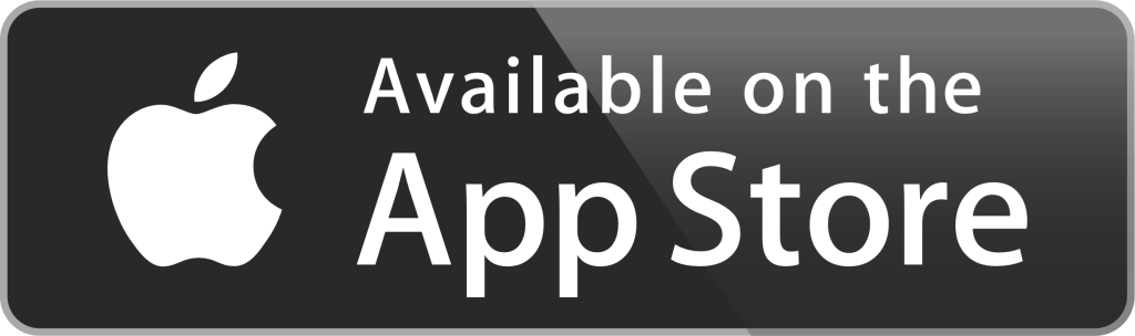 available on the app store (black)